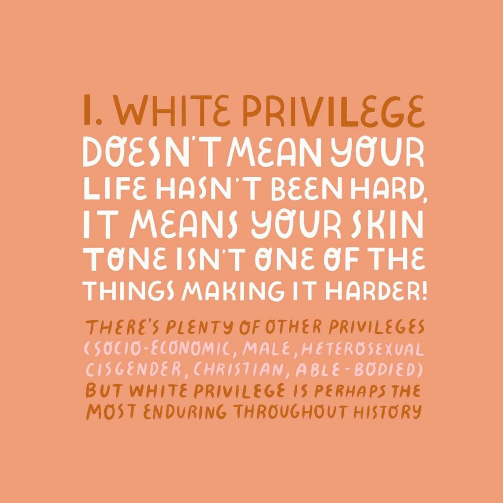 Vignette about White Privilege - Courtney Yahn Design 1