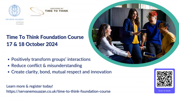 Time to Think Foundation Course 17 and 18 October 2024 - online -