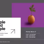 People NEED PEOPLE EVENT 23 MARCH 2026 - Image: an egg plant (as in a plant planted in an eggshell)